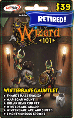 Coucou GAUNTLET nouveau Wizard 101 BUNDLE Game Card Algeria