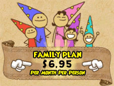 Wizard101 Online Multiplayer Game Family Plan