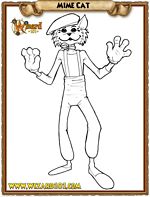 Wizard101 Mime Coloring Page