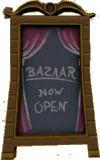 Wizard101 Bazaar Sign