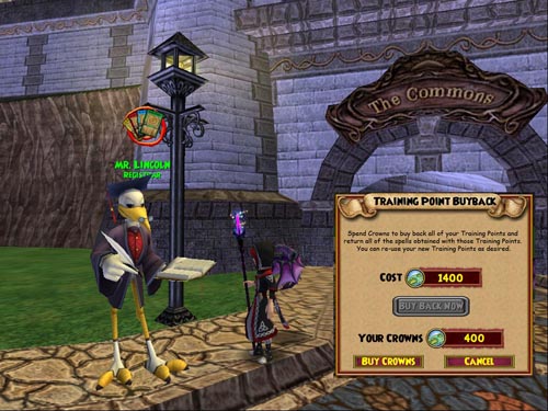 Wizard101 Training Point BuyBack